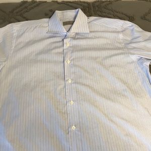 Canali 1934 Made in Italy Striped Dress Shirt 17